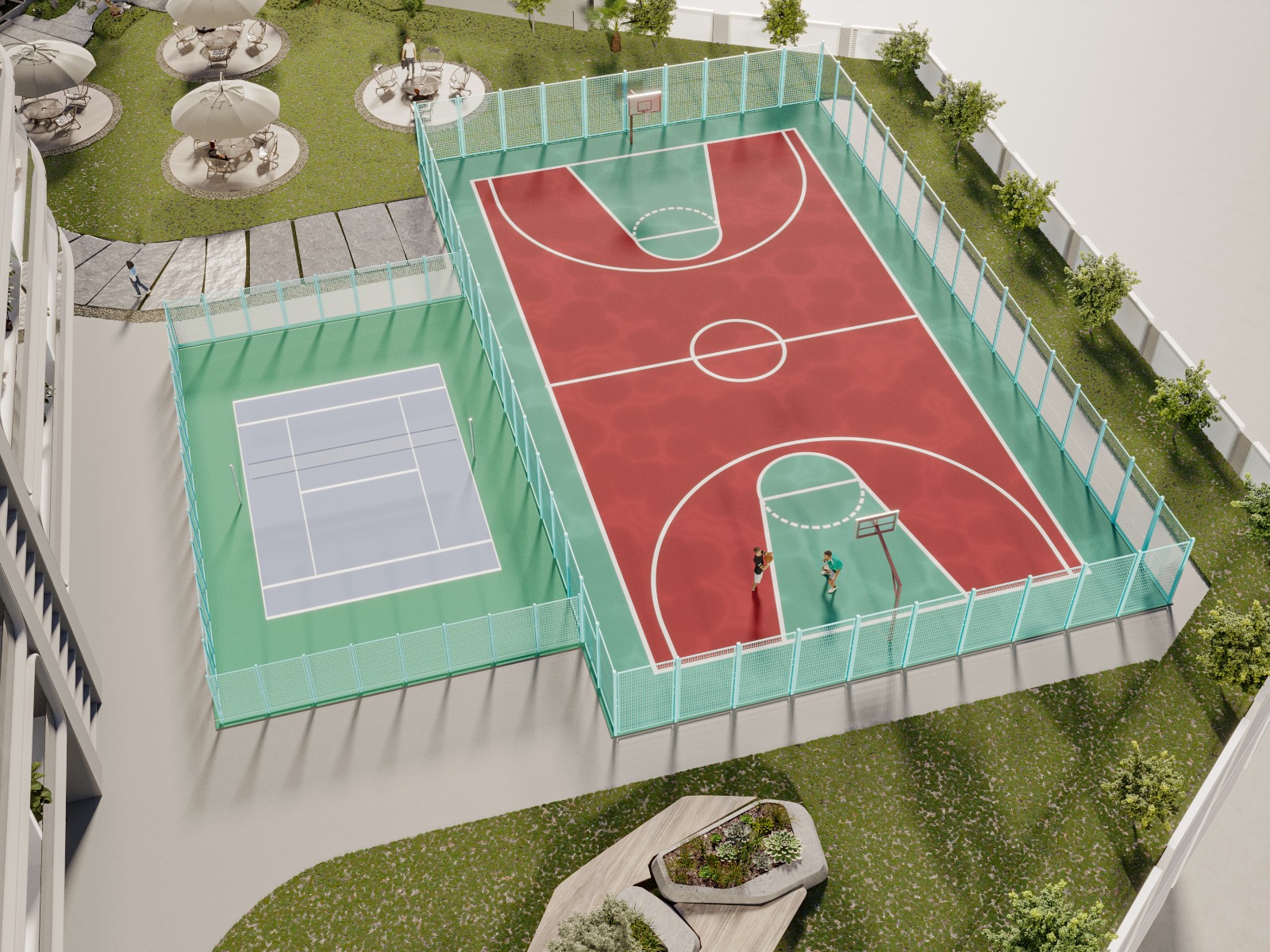 OUTDOOR COURTS